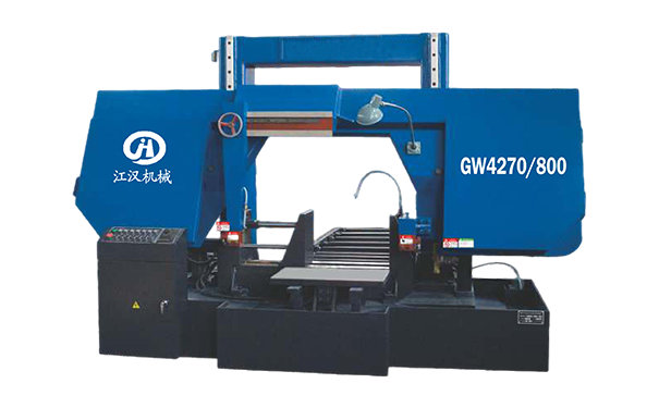 监利GW4270/800双柱龙门卧式带锯床